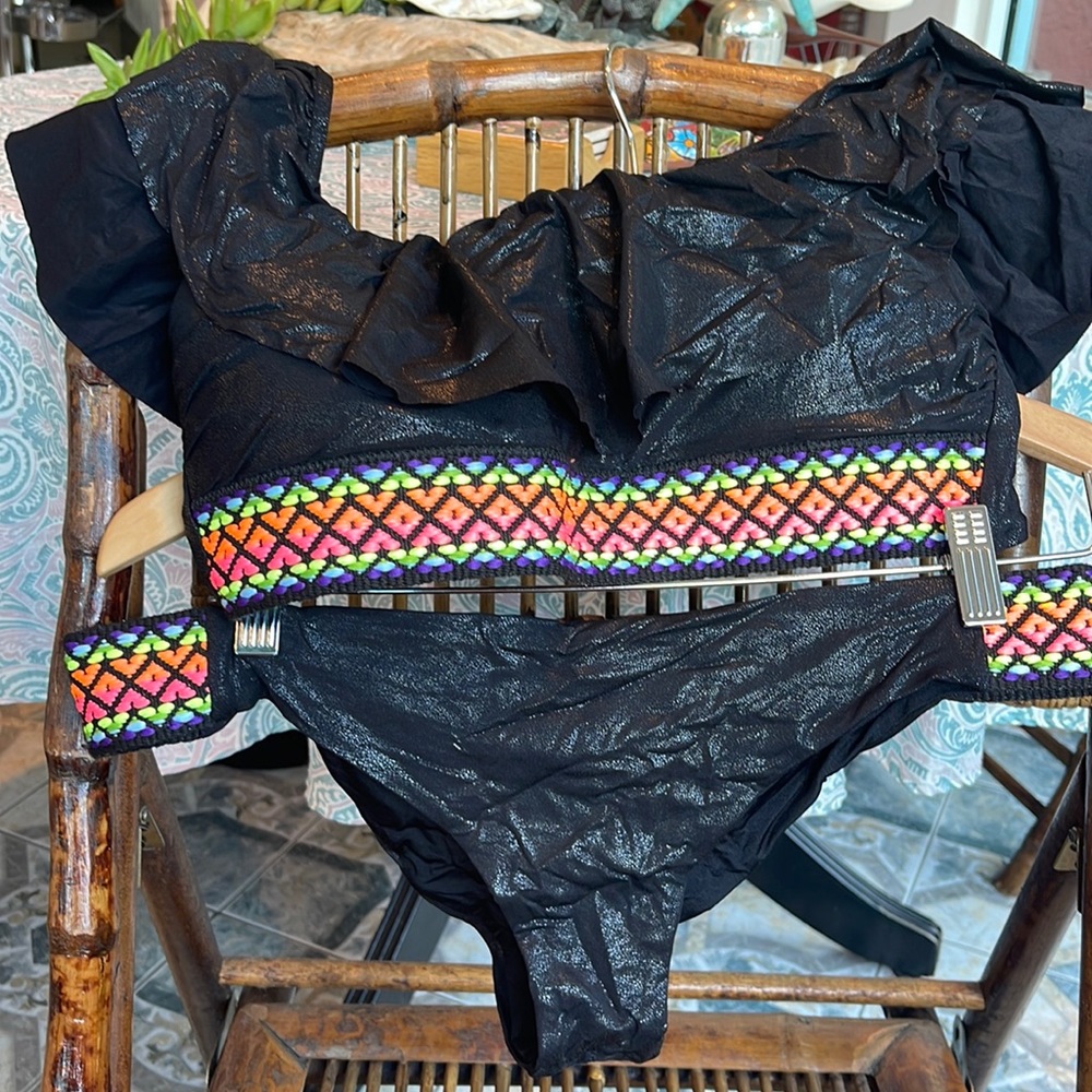Leonisa black two piece Bikini